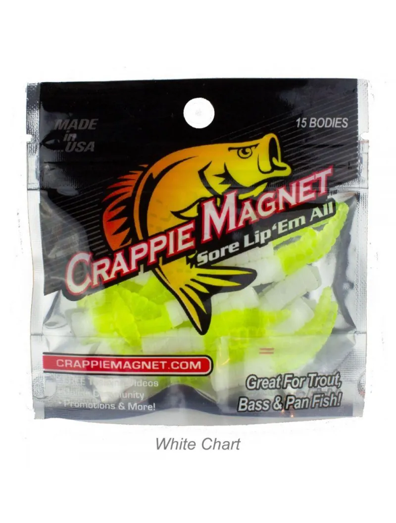 Leland Lures Soft Baits>Crappie Magnet 15pc Body Packs