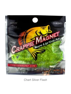 Leland Lures Soft Baits>Crappie Magnet 15pc Body Packs