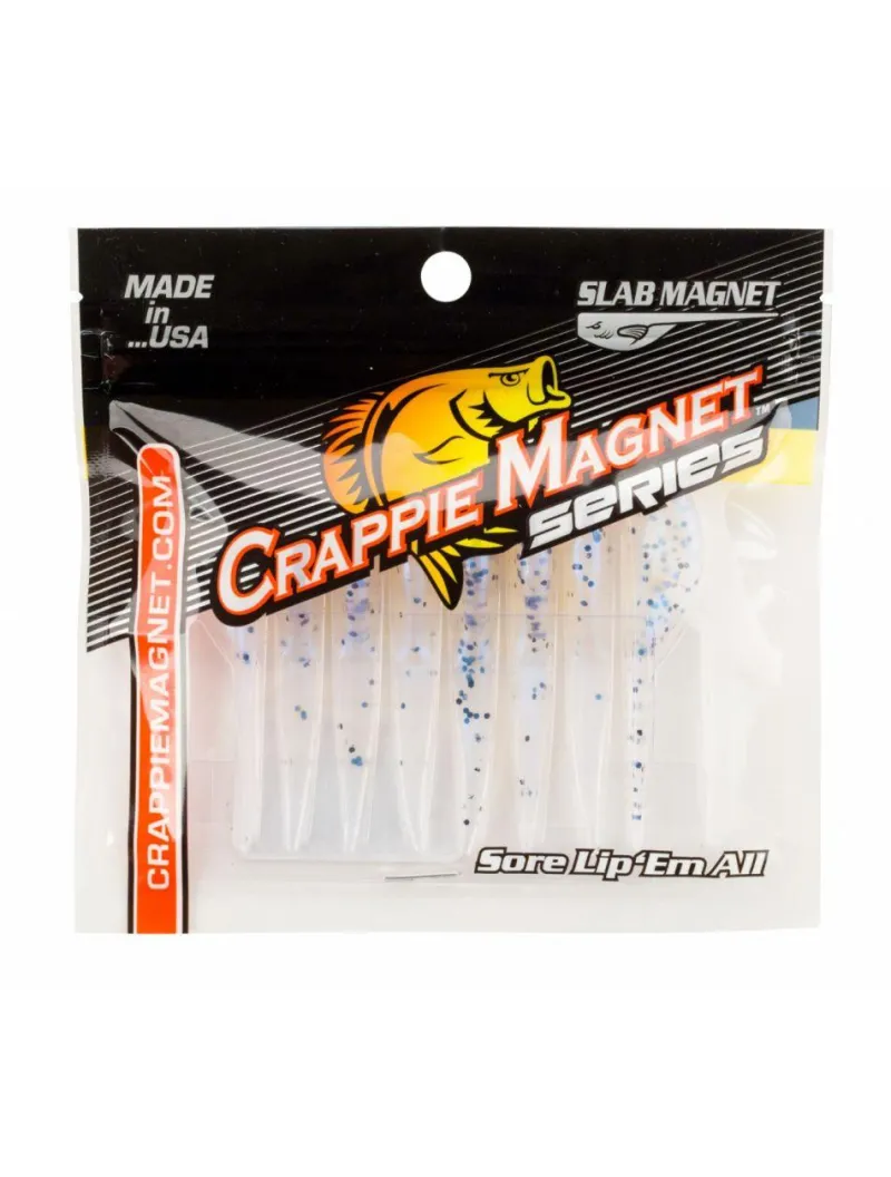 Leland Lures Soft Baits>Slab Magnet 8pc Body Packs