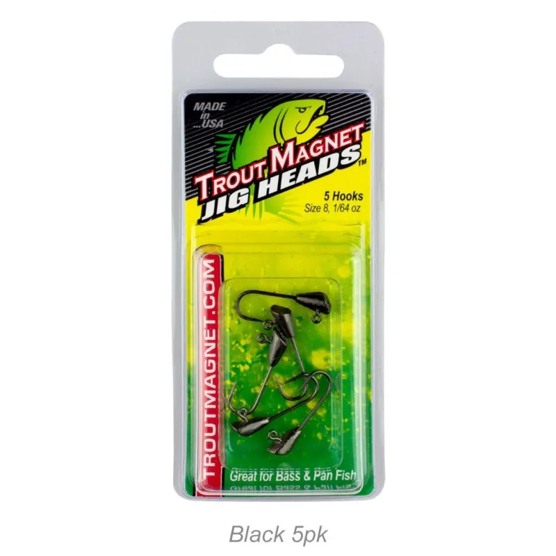 Leland Lures Jigs>Trout Magnet Jig Heads 1/64oz 5pk