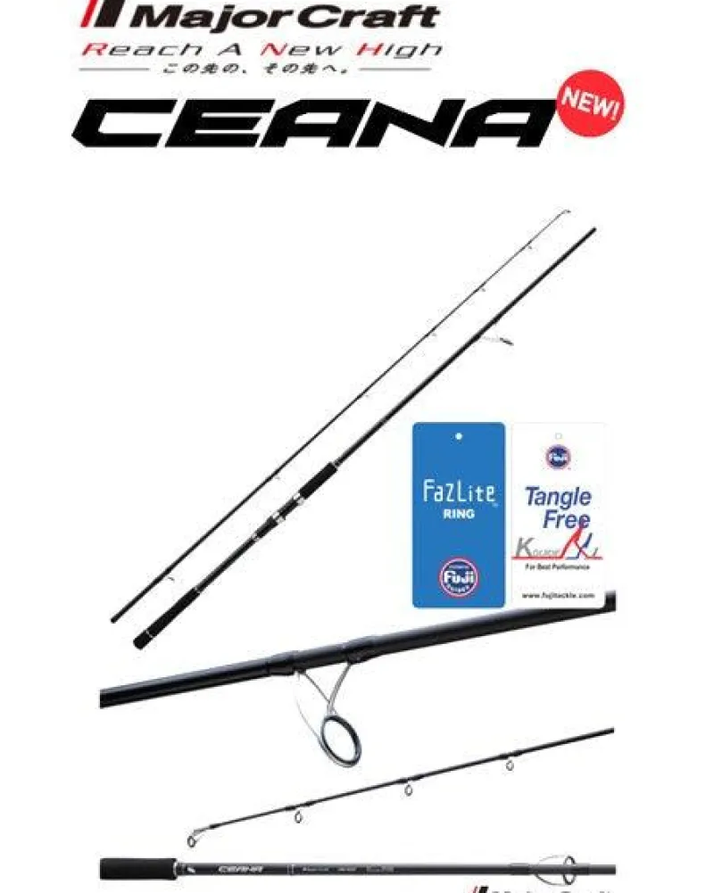 Major Craft Combos>Ceana Light Shore Spinning Jigging Combo