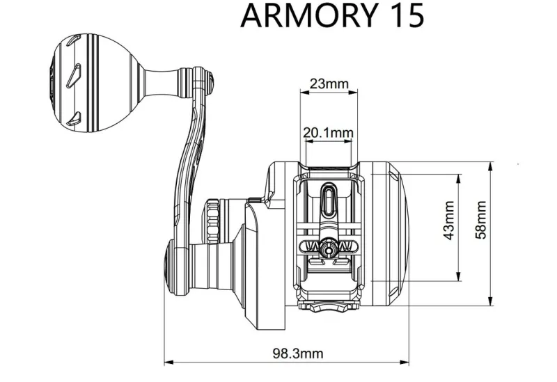Maxel Conventional>Armory Wind Conventional Reels