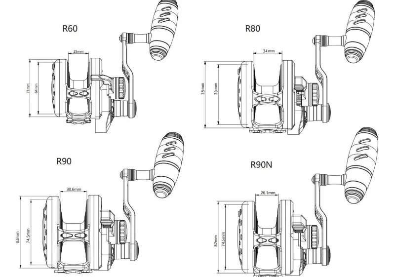 Maxel Conventional>Rage Drag Conventional Reels