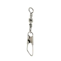 Mustad Swivels & Snaps>Barrel Swivels with Safety Snap