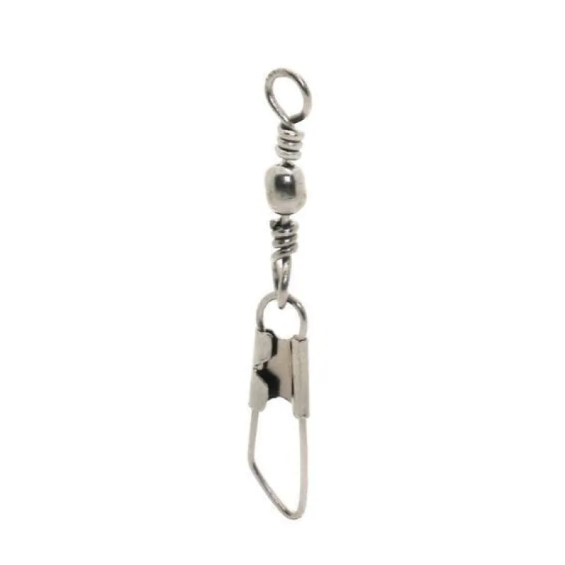 Mustad Swivels & Snaps>Barrel Swivels with Safety Snap