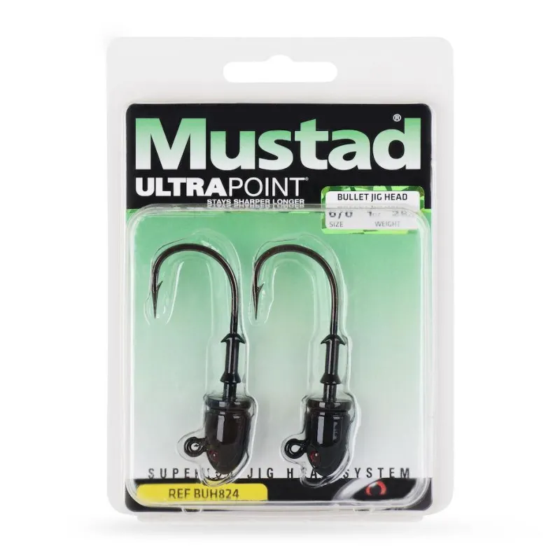 Mustad Jigs>BUH824 Elite Bullet Jig Heads