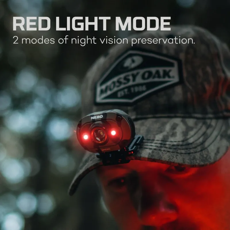 Nebo Lighting & Headlamps>Mycro 400 Lumen Headlamp Mossy Oak BottomLand