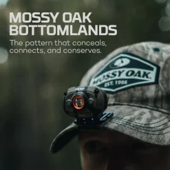 Nebo Lighting & Headlamps>Mycro 400 Lumen Headlamp Mossy Oak BottomLand