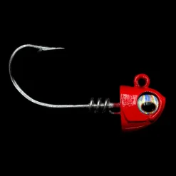 NLBN Jigs>- No Live Bait Needed Hot Heads Screw Lock Jig Heads for 5" Paddle Tails