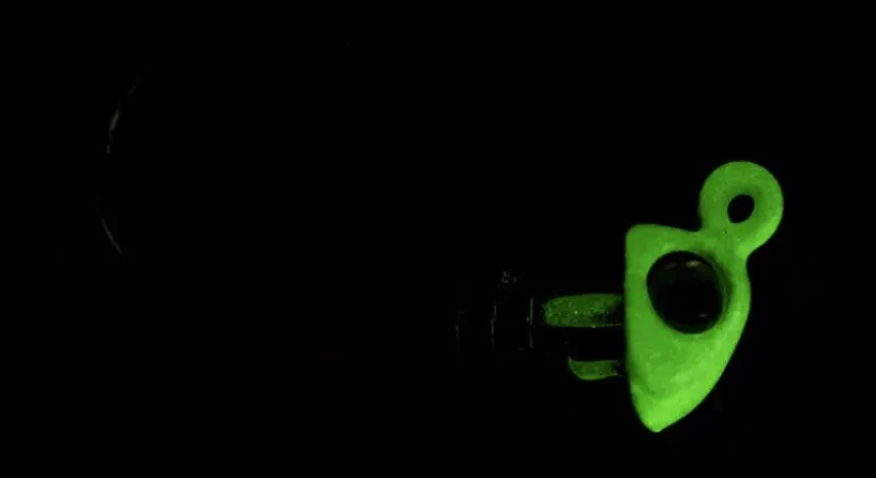 NLBN Jigs>- No Live Bait Needed Hot Heads Screw Lock Jig Heads for 3" Paddle Tails