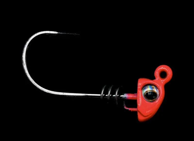 NLBN Jigs>- No Live Bait Needed Hot Heads Screw Lock Jig Heads for 3" Paddle Tails