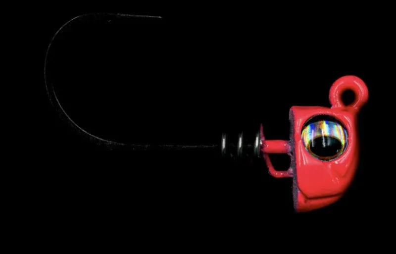 NLBN Jigs>- No Live Bait Needed Hot Heads Screw Lock Jig Heads for 3" Paddle Tails