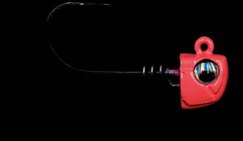 NLBN Jigs>- No Live Bait Needed Hot Heads Screw Lock Jig Heads for 3" Paddle Tails