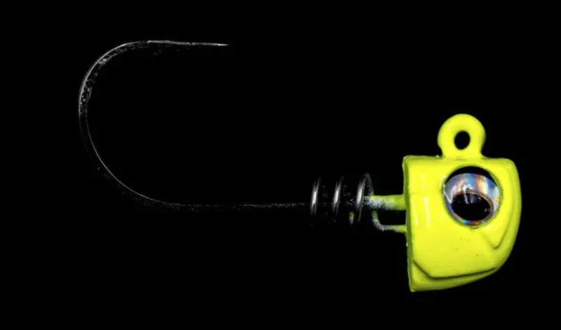 NLBN Jigs>- No Live Bait Needed Hot Heads Screw Lock Jig Heads for 3" Paddle Tails