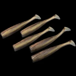 NLBN Soft Baits>- No Live Bait Needed 3.75" Paddle Tails