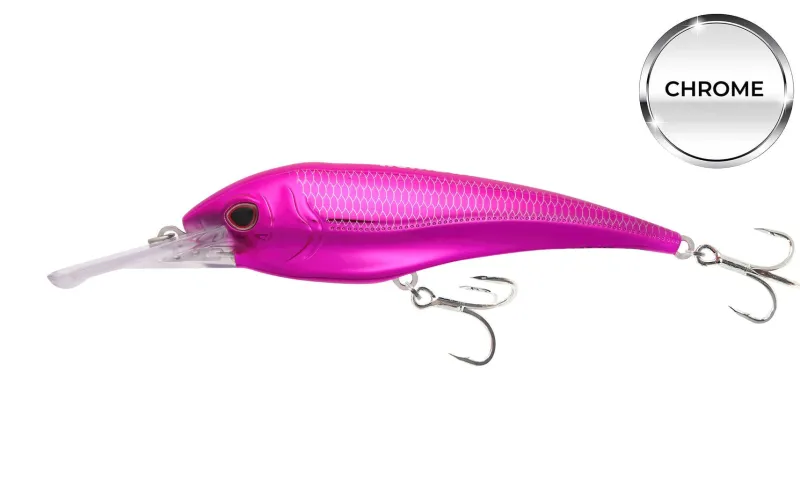 Nomad Trolling Lures>DTX Minnow Chrome Limited Edition Heavy Duty Sinking Trolling Lure
