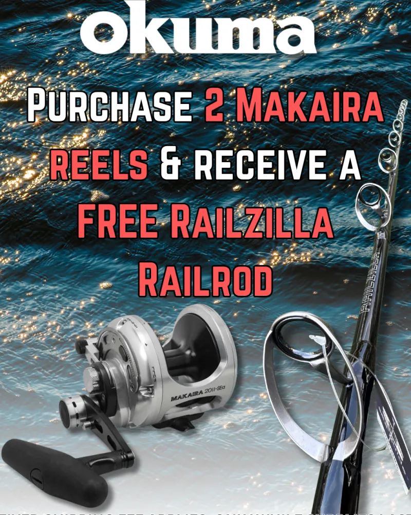 Okuma Conventional>Makaira Special Edition 2-Speed Lever Drag Reels