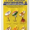 Panther Martin Spinnerbaits, Buzzbaits, Inline Spinners>Pro Guide Anywhere 6 Pack Inline Spinners