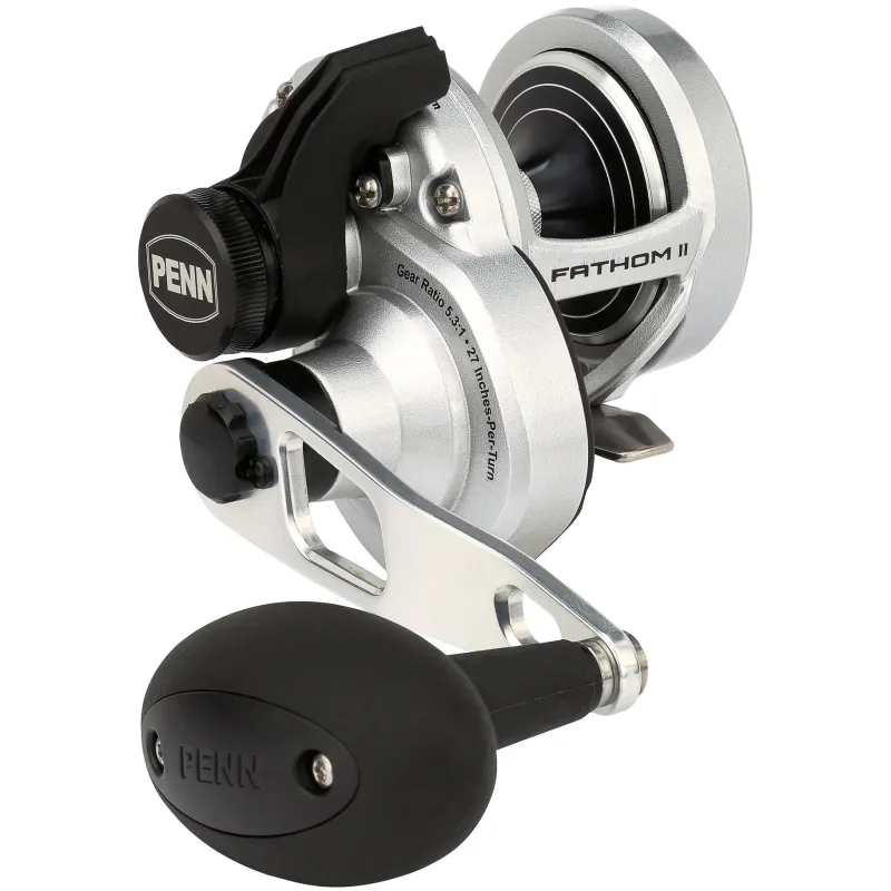 Penn Conventional>Fathom II Single Speed Lever Drag Reels
