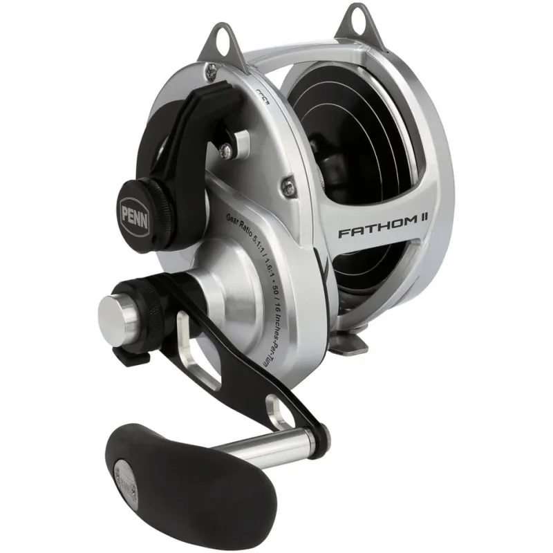 Penn Conventional>Fathom II 2-Speed Lever Drag Reels