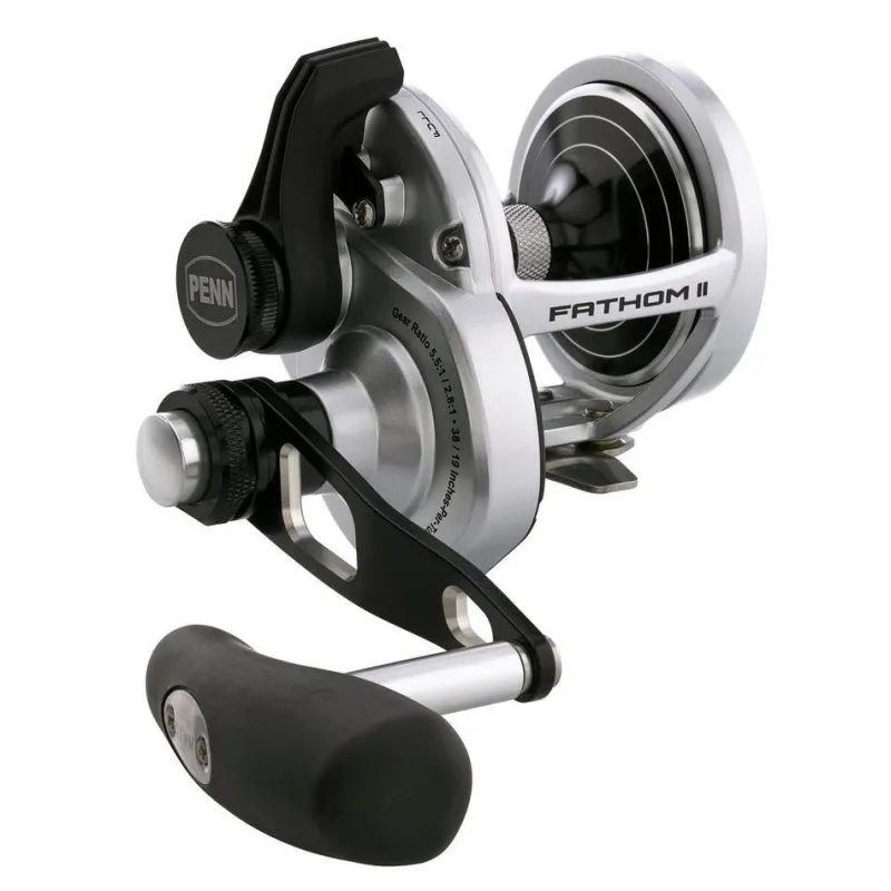 Penn Conventional>Fathom II 2-Speed Lever Drag Reels