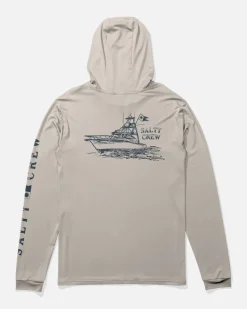 Salty Crew Shirts & Hoodies>On Board Hood Sunshirt