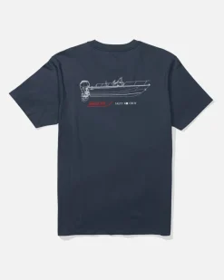 Salty Crew Shirts & Hoodies>Whaler Schematic Crew Tees