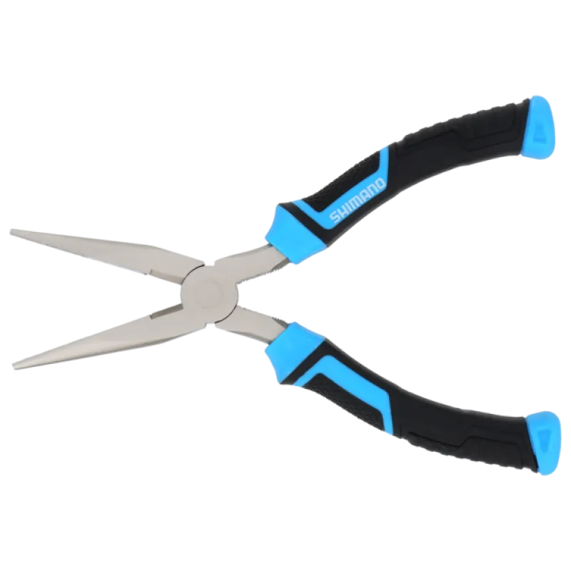 Shimano Split & Solid Rings|Tools>Brutas Silver Nickel Long Nose Pliers