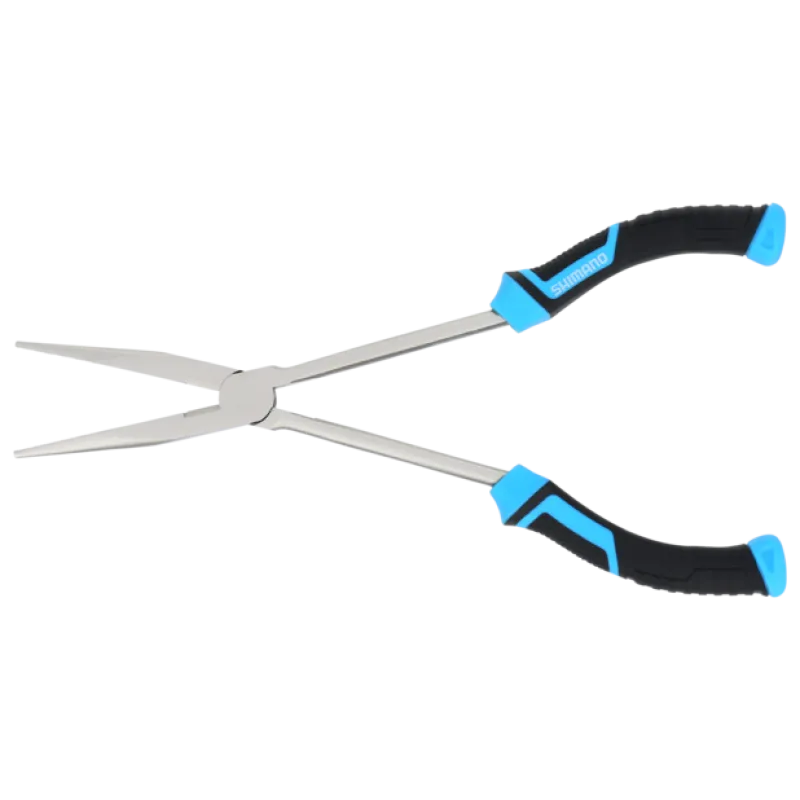 Shimano Split & Solid Rings|Tools>Brutas Silver Nickel Long Nose Pliers