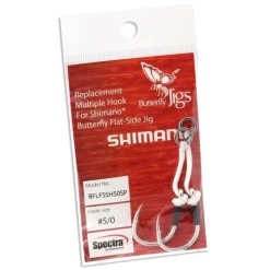 Shimano Hooks|Jigs>Butterfly Flat Fall Jig Spare Hooks