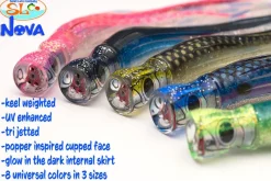Small Lure Company Trolling Lures>Nova Tri-Jet Chugger Trolling Lures