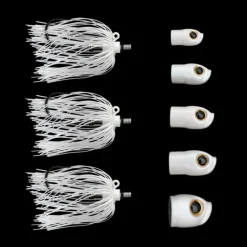Stack Tackle Hard Baits>Skirted Screwy Head 5/0 Jigs