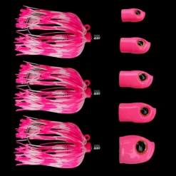 Stack Tackle Hard Baits>Skirted Screwy Head 5/0 Jigs