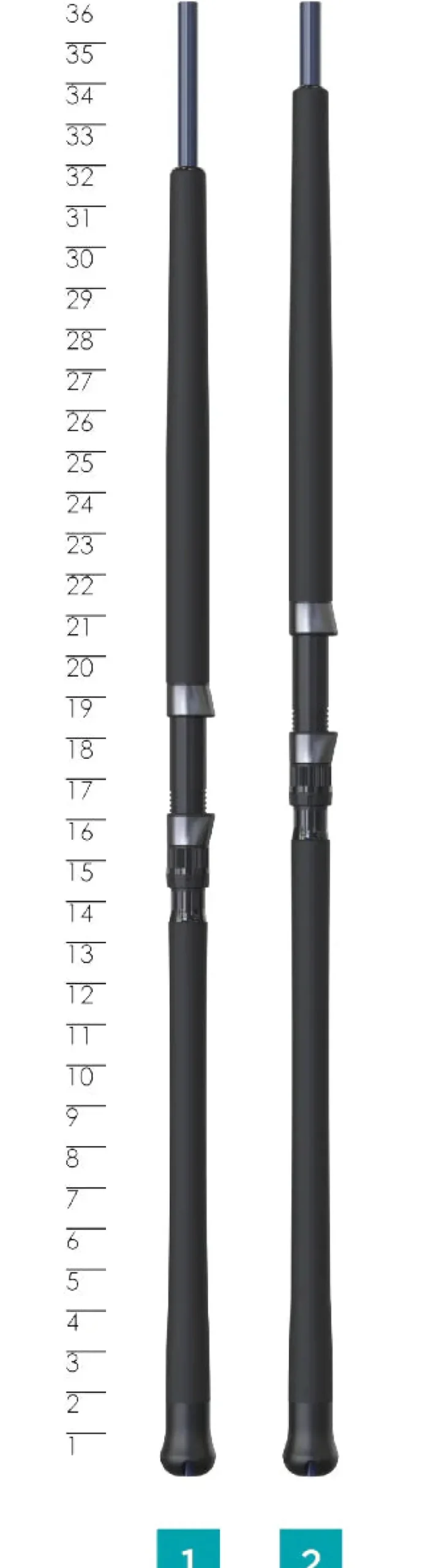 St. Croix Spinning>2025 STC ROGUE V BOAT Spinning Rods