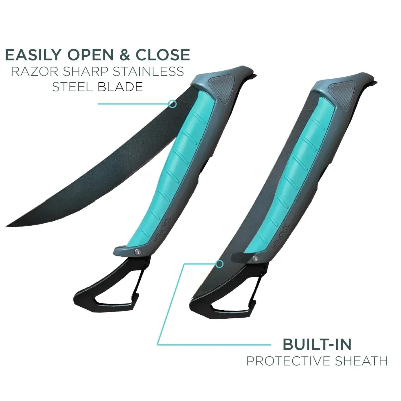 Toadfish Knives & Scissors>Stowaway Folding Fillet Knives