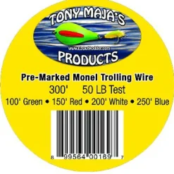 Tony Maja Wire Leader>Pre-Marked Monel Trolling Wire Line