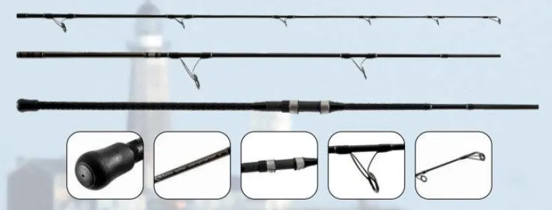 Tsunami Spinning>Airwave Elite 3 Piece Destination Series Spinning Rods