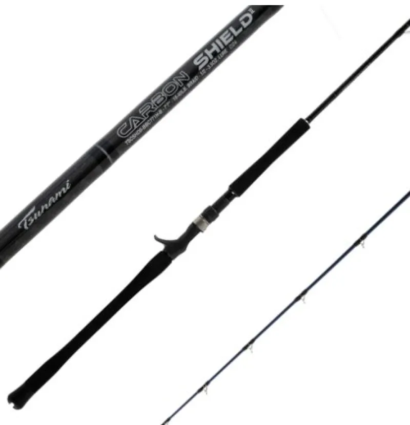 Tsunami Casting>Carbon Shield Big Bait Blue Casting Rods