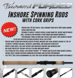 Tsunami Spinning>2024 Forged Inshore Spinning Rods