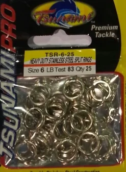 Tsunami Split & Solid Rings>Heavy Duty Stainless Steel Split Rings