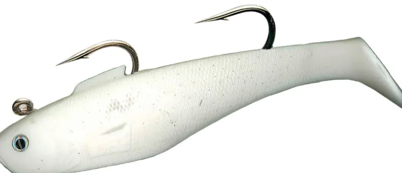 Tsunami Soft Baits>Holographic 9" Double Hook Swim Shads
