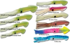 Tsunami Soft Baits>Holographic Soft Plastic Squids