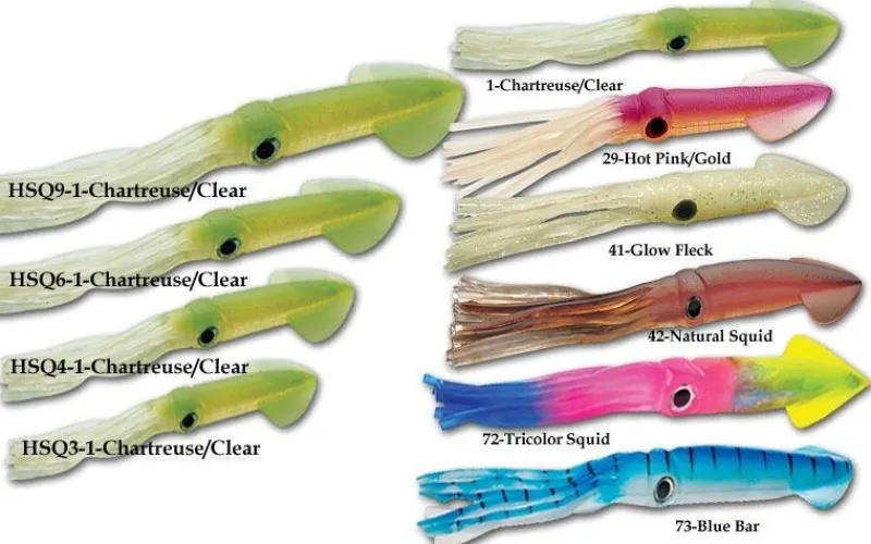 Tsunami Soft Baits>Holographic Soft Plastic Squids