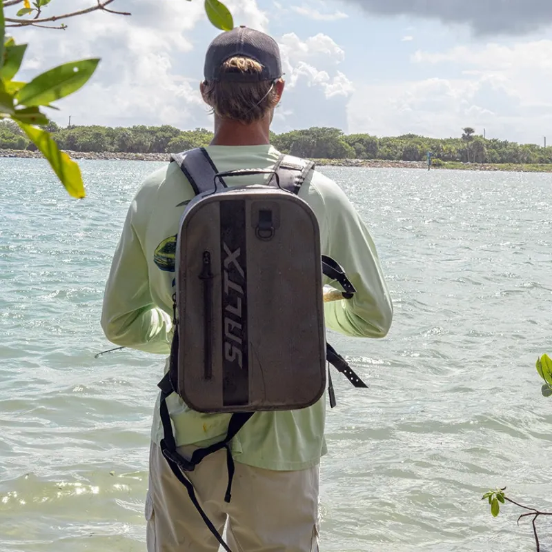 Tsunami Bags|Tackle Boxes & Storage>SaltX Waterproof Backpack