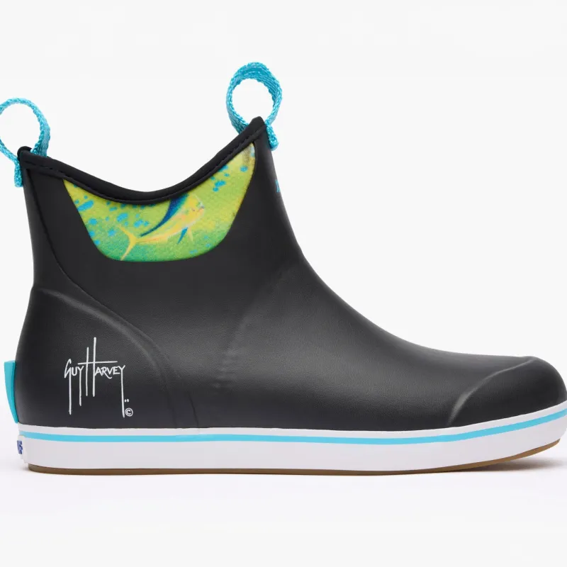Xtratuf Shoes & Boots>Men's 6" Ankle Deck Boots Guy Harvey