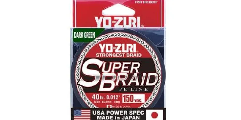 Yo-Zuri Braided Line>Superbraid Braided Line Dark Green